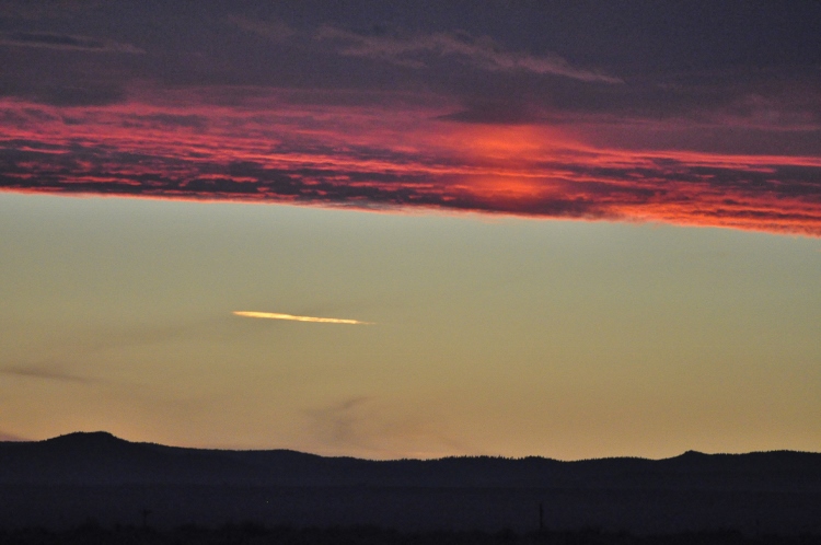 Rio Grande gorge at sunset